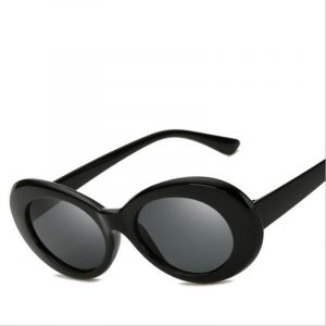 Women Fashion Oval  Clear Lens Sunglasses