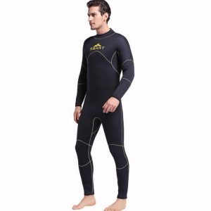 5MM Neoprene Men Diving Wetsuit Sunscreen Surfing Wetsuits Warm Winter Long Sleeve Swimsuit Spearfishing Body