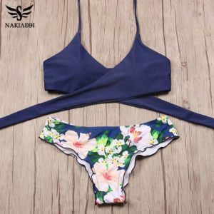 Sexy Cross Brazilian Bikinis Women Swimwear Swimsuit
