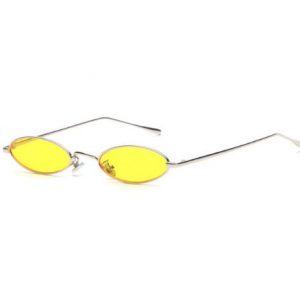 Vintage Small Oval Sunglasses for Women Men