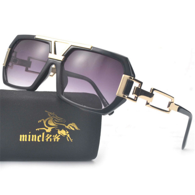 MINCL Oversized Shield Visor Sunglasses Women Large Size Sunglasses Men Transparent Frame Vintage Big Windproof Retro Glasses NX - Image 9