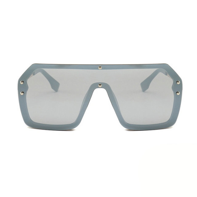 MINCL Oversized Shield Visor Sunglasses Women Large Size Sunglasses Men Transparent Frame Vintage Big Windproof Retro Glasses NX - Image 14