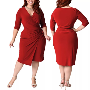 V-Neck Dress Straps Waist Dresses