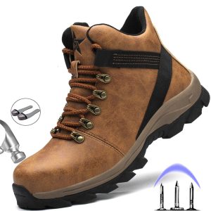 Winter Boots Men Safety Shoes Indestructible Work Shoes Puncture-Proof Work Sneakers Male Steel Toe Shoes Work Safety Boots 2020
