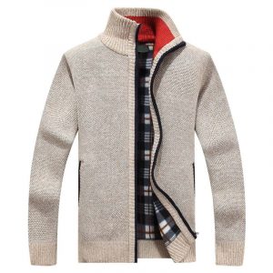 2020 New Men's Sweaters Autumn Winter Warm Cashmere Wool Zipper Cardigan Sweaters Man Casual Knitwear Sweatercoat male clothe