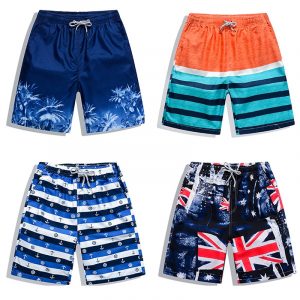 2019 Summer Fitness Shorts Men Board Shorts Brand Swimwear Men Beach Shorts Men Short Quick Dry Women Trunks Printed Boardshort