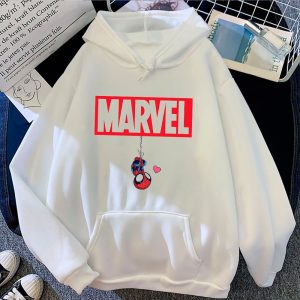Marvel Super Hero Spiderman Hooded Sweatshirt Hoodies Pullover Clothes The Avengers Harajuku Men Women Autumn Winter Unisex Tops