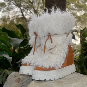 Pure Wool Women's Winter Thickened Snow Boots and Free Fashion Inspiration E-book