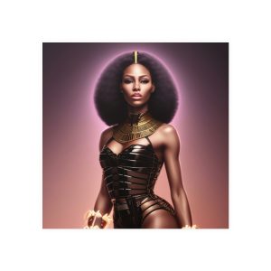 The Nubian Royalty 89 Matte Paper Poster