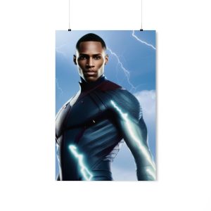 The Black Superheroes 17 Matte Vertical Posters