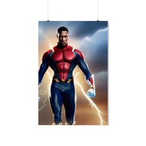 The Black Superheroes 18 Matte Vertical Posters