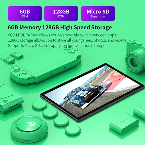 Teclast M40 10.1'' Tablet 1920x1200 4G Network UNISOC T618 Octa Core 6GB RAM 128GB ROM Tablets PC Android 10 Dual Wifi Type-C - Image 3