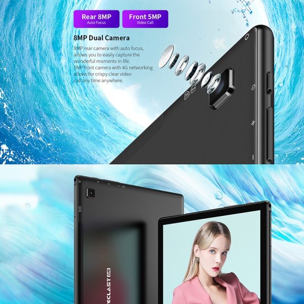 Teclast M40 10.1'' Tablet 1920x1200 4G Network UNISOC T618 Octa Core 6GB RAM 128GB ROM Tablets PC Android 10 Dual Wifi Type-C - Image 5