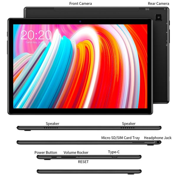 Teclast M40 10.1'' Tablet 1920x1200 4G Network UNISOC T618 Octa Core 6GB RAM 128GB ROM Tablets PC Android 10 Dual Wifi Type-C - Image 6