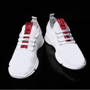 Men and Women Sneakers Outdoor Walking Lace up Breathable Mesh Super Light Jogging Sports Running Shoes