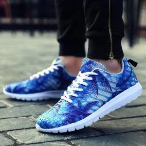 Sneakers Men Women Running Shoes Breathable Camouflage Mesh