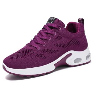 Plus Size Cushioning Shoes, Versatile Soft Sole Breathable Athletic Shoes
