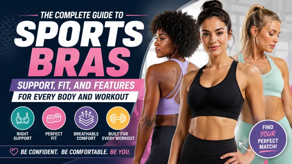 The Complete Guide to Sports Bras: Support, Fit, and Features for Every Body and Workout